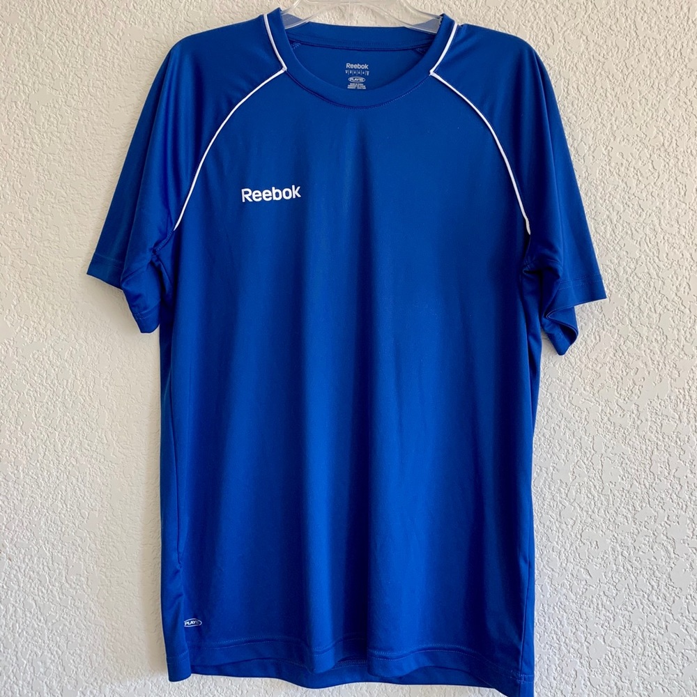 Reebok - royal blue workout shirt - Picture 2 of 4